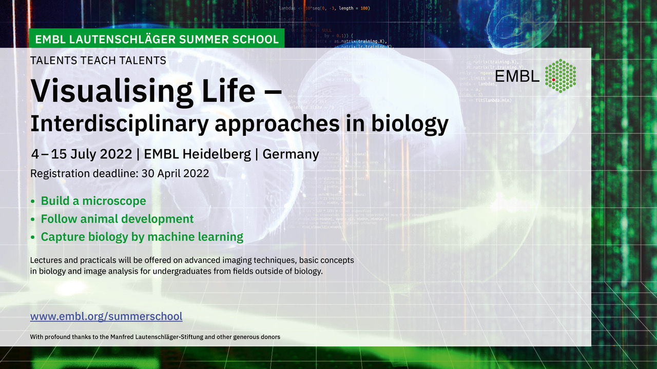 Visualising Life - Interdisciplinary approaches in biology